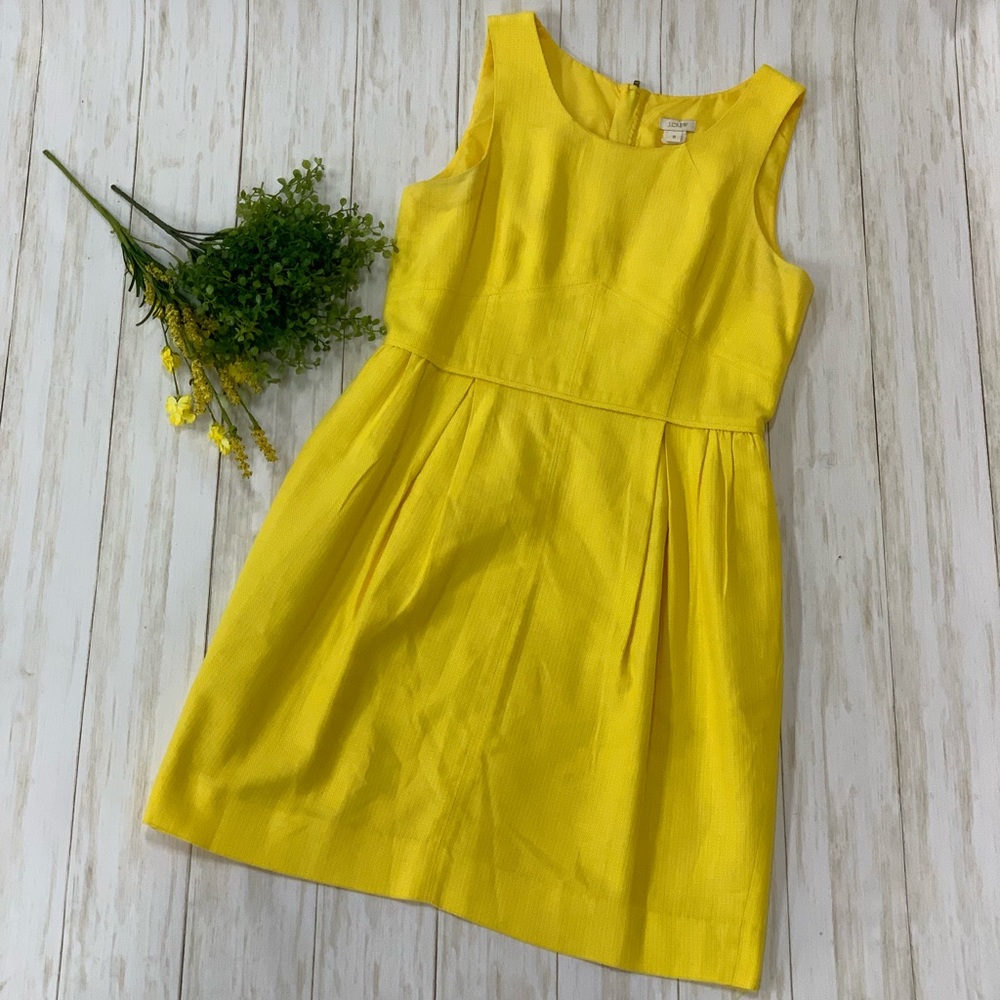J Crew yellow dress